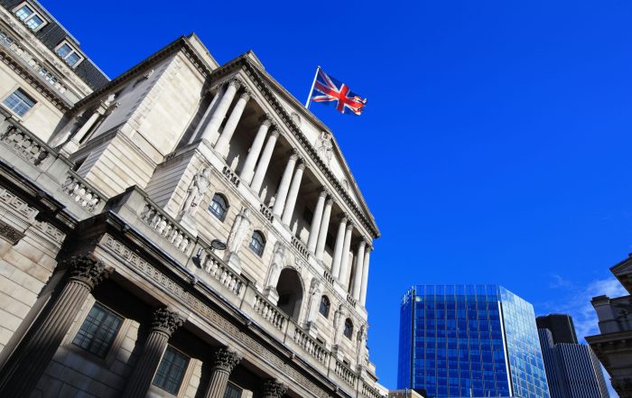 The Bank of England in London.
